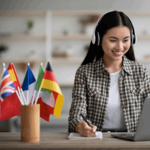 Apprenante en langues étrangères